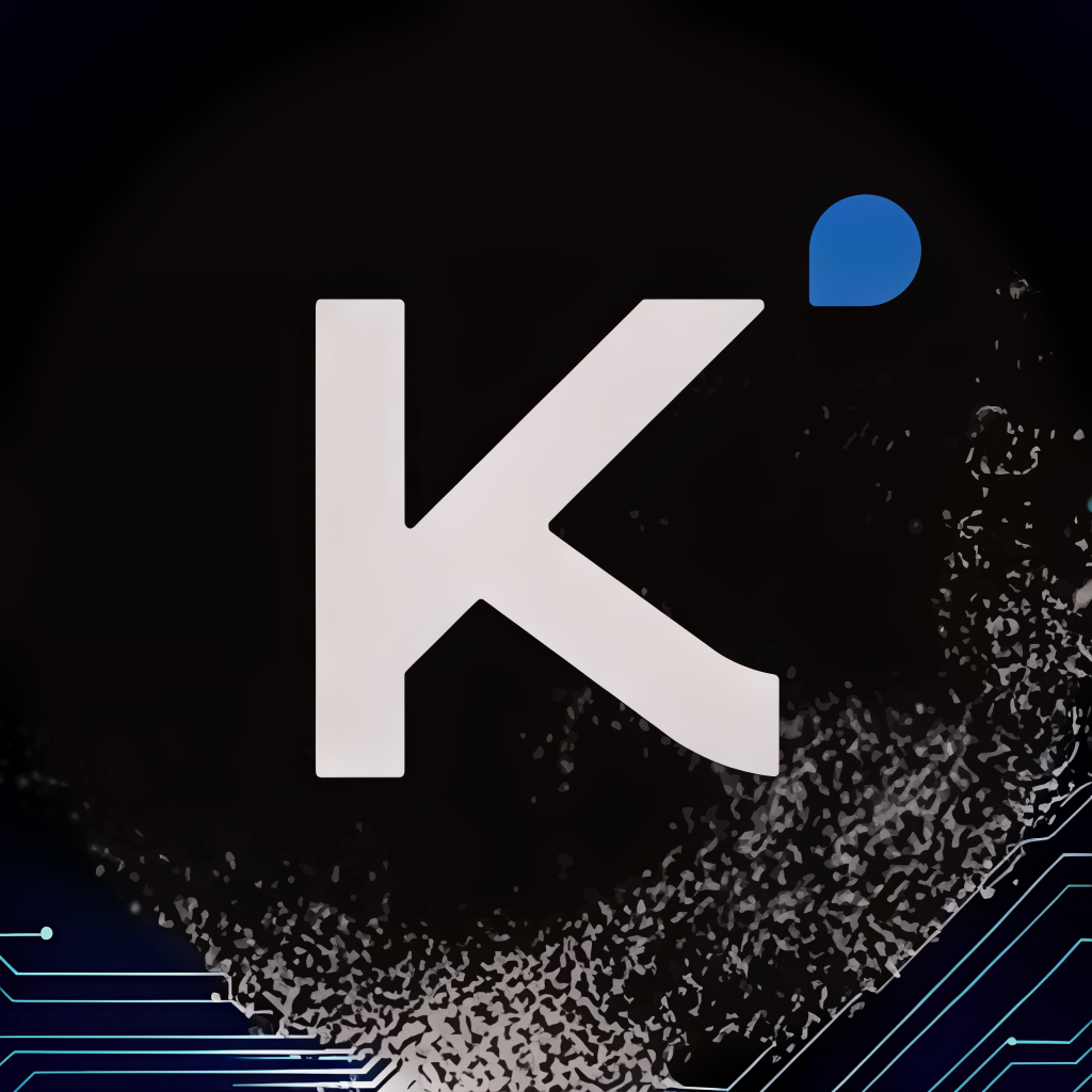 Kimi K3 : Moonshot AI lance son modèle géant, moins cher que GPT-5.6 et Claude Opus 4.8 Logo officiel Kimi de Moonshot AI sur fond sombre stylisé