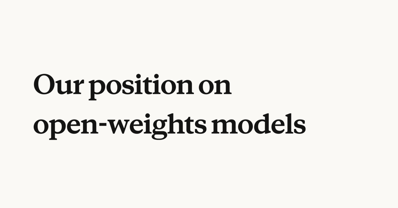 Dario Amodei clarifie la position d’Anthropic sur les modèles open-weights Logo Anthropic illustrant la prise de position officielle de l'entreprise sur les modèles IA open-weights