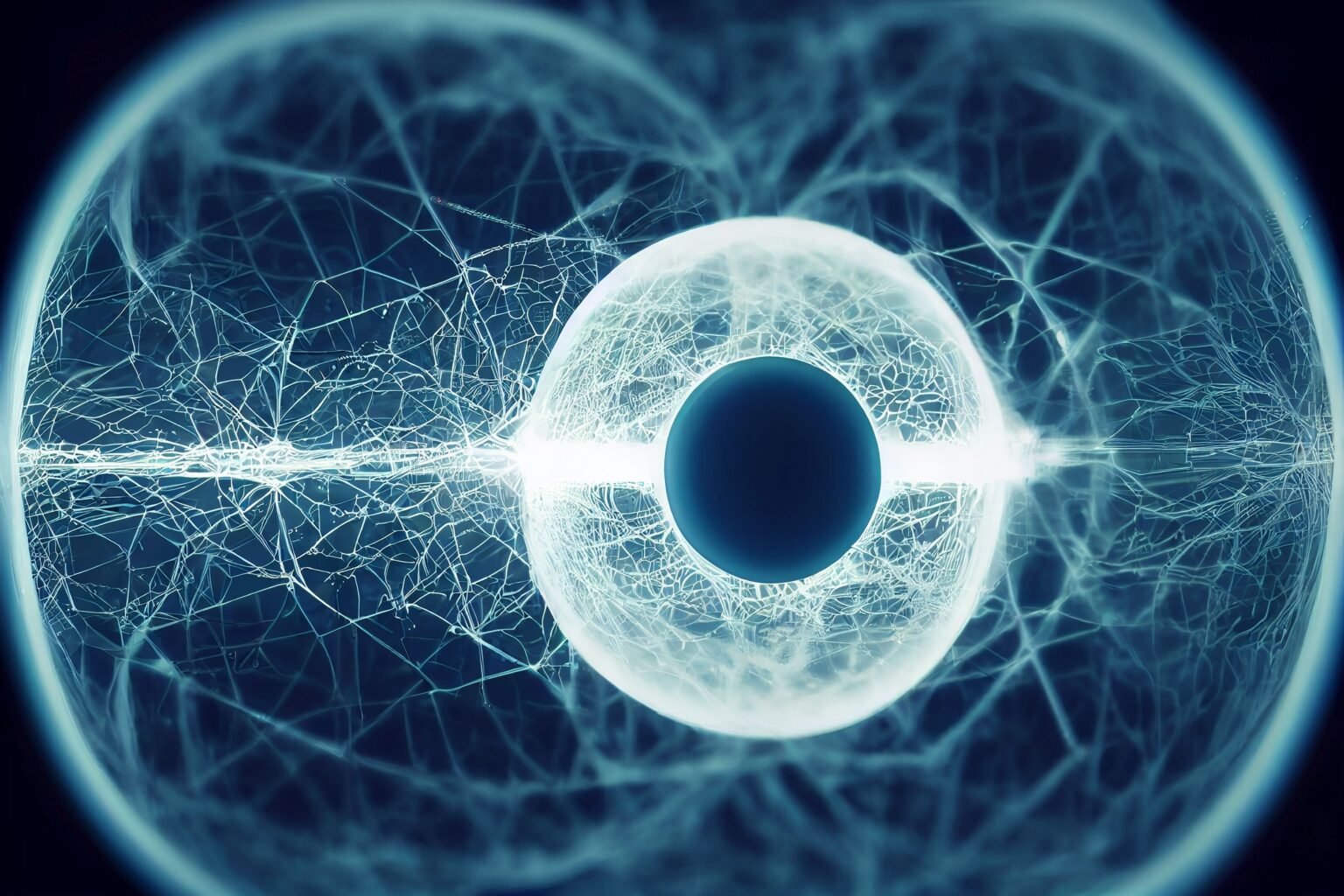 Jacobian Lens : Anthropic rend lisible le monologue intérieur de Claude Représentation abstraite d'un réseau de neurones illustrant l'interprétabilité de l'IA