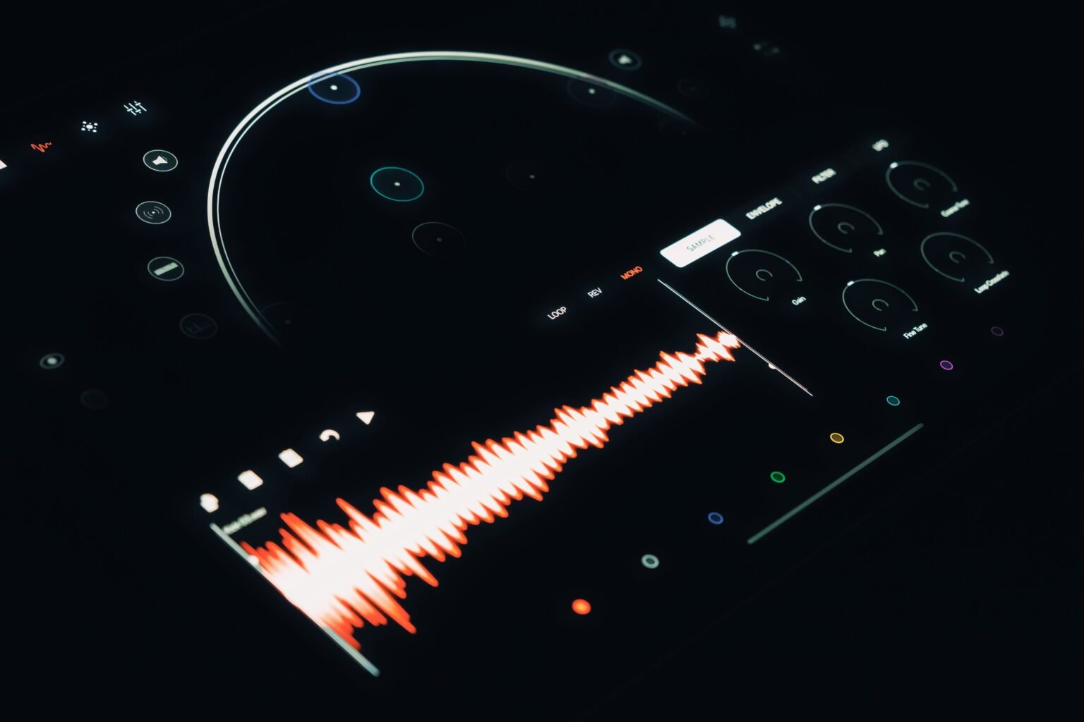 ByteDance SeedRealtime : un modèle audio-vidéo-texte qui répond en temps réel Interface audio numérique avec onde sonore, illustrant le modèle IA temps réel SeedRealtime de ByteDance
