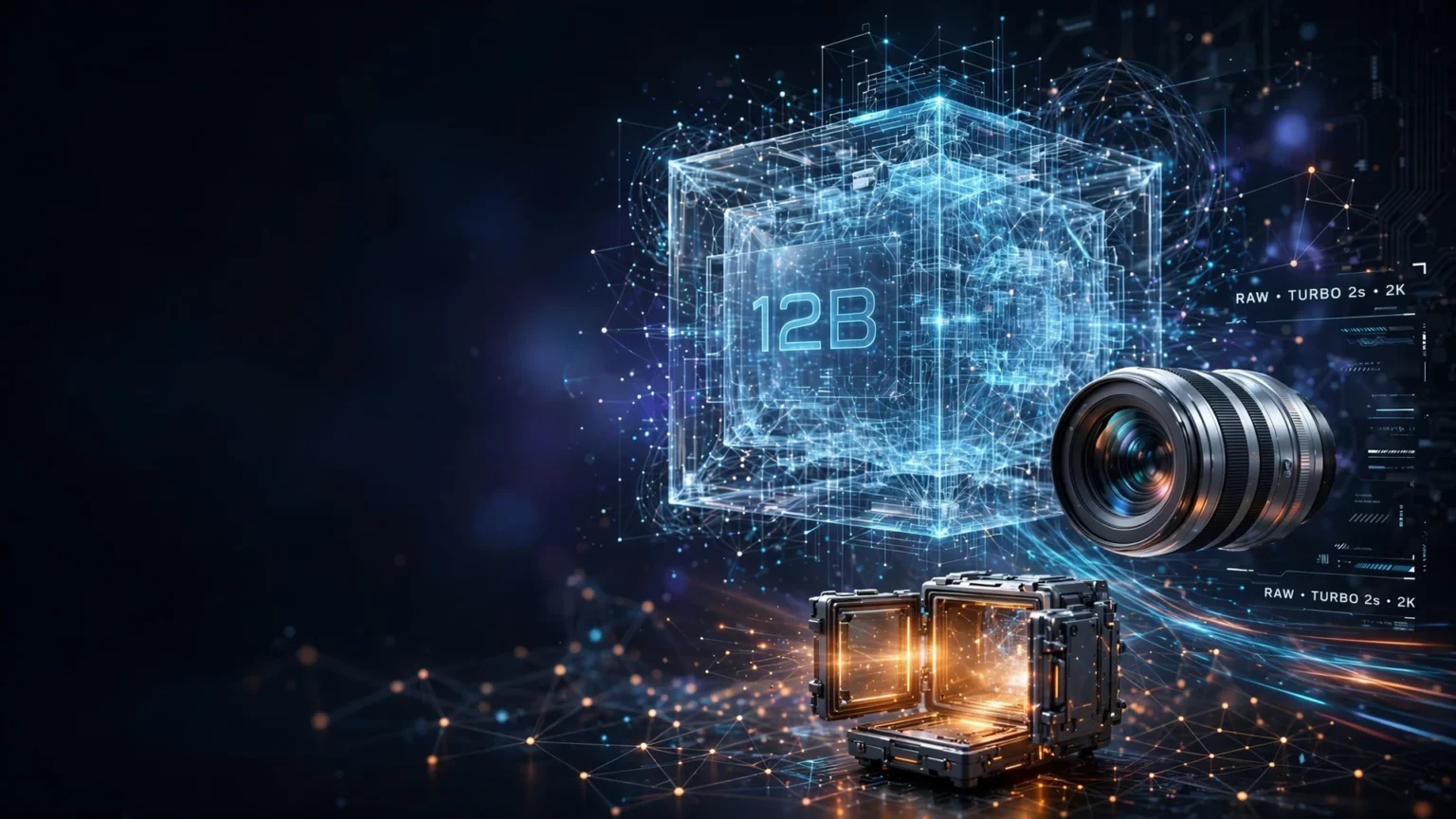 Modèle Krea 2 12 milliards de paramètres en open weights, diffusion transformer avec versions RAW et Turbo 2K en 2 secondes sur GPU consumer