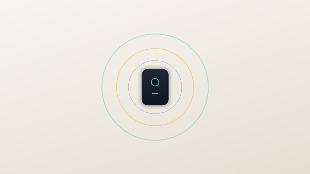 Amazon Bee : deux wearables IA dès 75 $ pour écouter votre quotidien Amazon Bee : illustration vectorielle épurée des wearables IA Frontier et Eclipse sur fond pastel