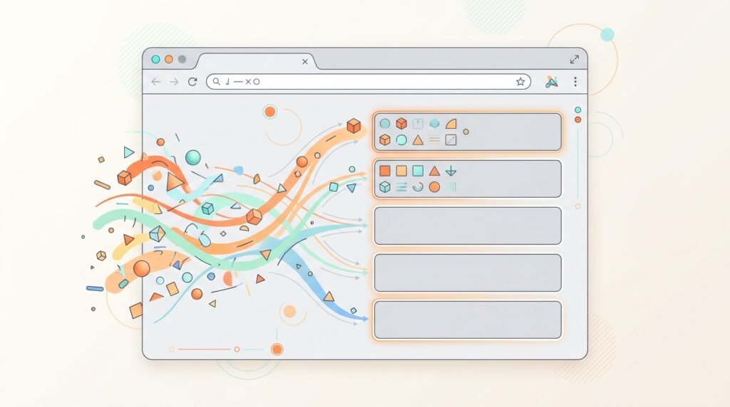 Firefox Smart Window : illustration du remplissage de formulaires et de la veille web par IA