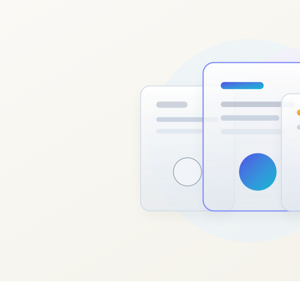 Gemini AI Plus illustré par des paliers d'abonnement et de calcul sur fond pastel épuré