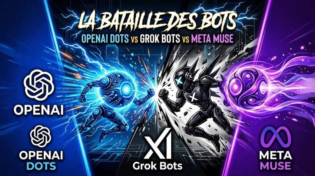 Agents IA toujours actifs : la bataille des bots Dots, Muse et Grok Bot