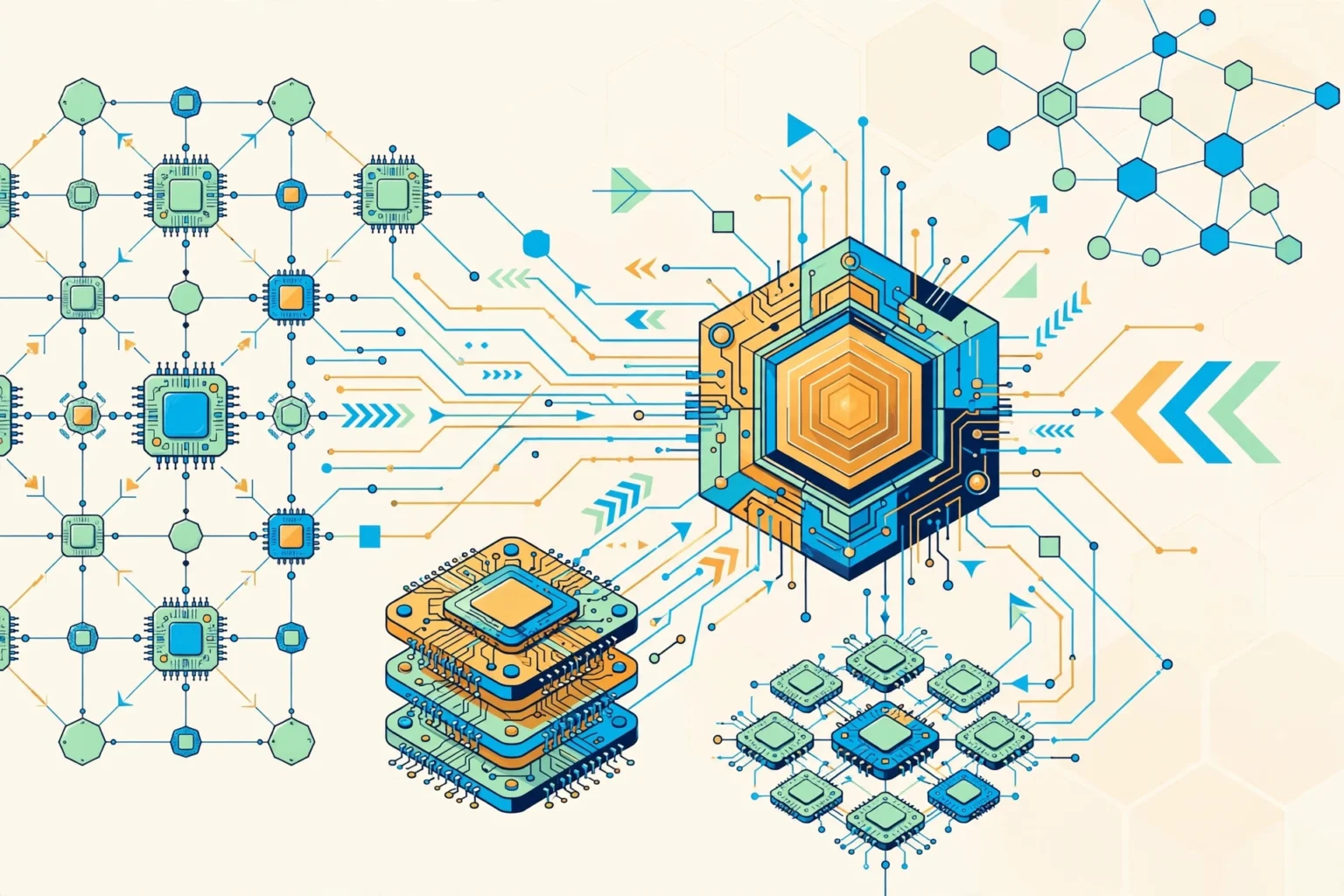 Liquid AI open-d1 illustration éditoriale des modèles de décision embarqués