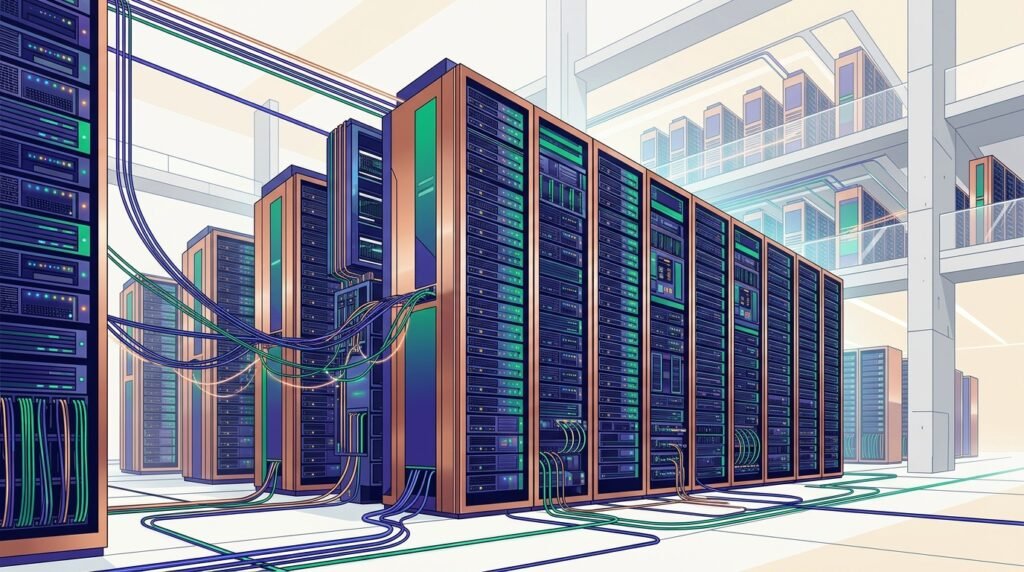 Meta Prometheus : architecture du supercluster IA gigawatt et baies de calcul haute densité