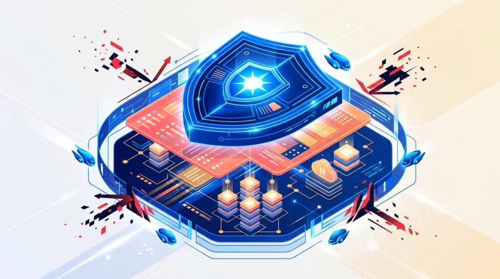 Sécurité des agents IA : alerte maximale après des intrusions en Inde Sécurité des agents IA : concept éditorial d'un bouclier numérique protégeant des flux de données et des infrastructures cloud